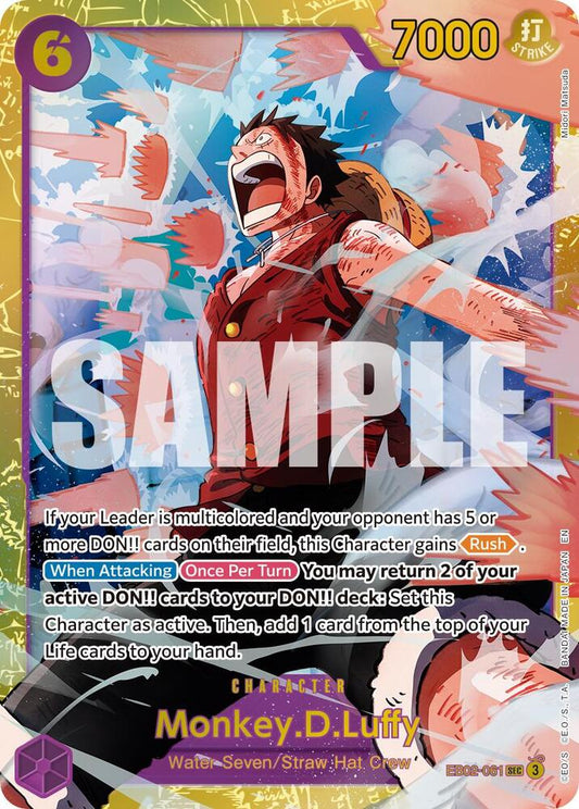 Monkey.D.Luffy (Reprint) EB02-061 (Premium Booster -The Best- Vol. 2)  - Foil
