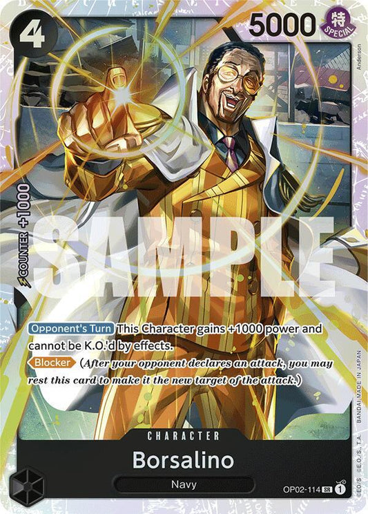 Borsalino (Reprint) OP02-114 (Premium Booster -The Best-)  - Foil