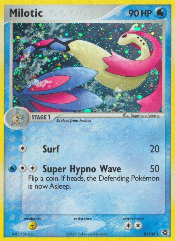 Milotic 8/106 (Emerald)  - Holofoil