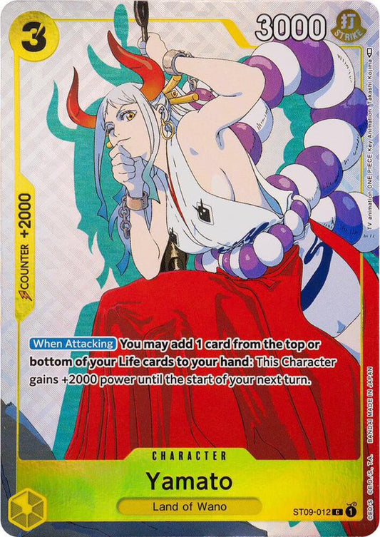 Yamato (Gift Col.) ST09-012 (One Piece Promotion Cards)  - Alternate Art Foil