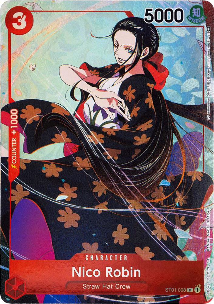 Nico Robin (Gift Col.) ST01-008 (One Piece Promotion Cards)  - Alternate Art Foil