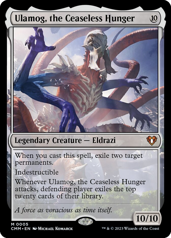 Ulamog, the Ceaseless Hunger 5 (Commander Masters) 