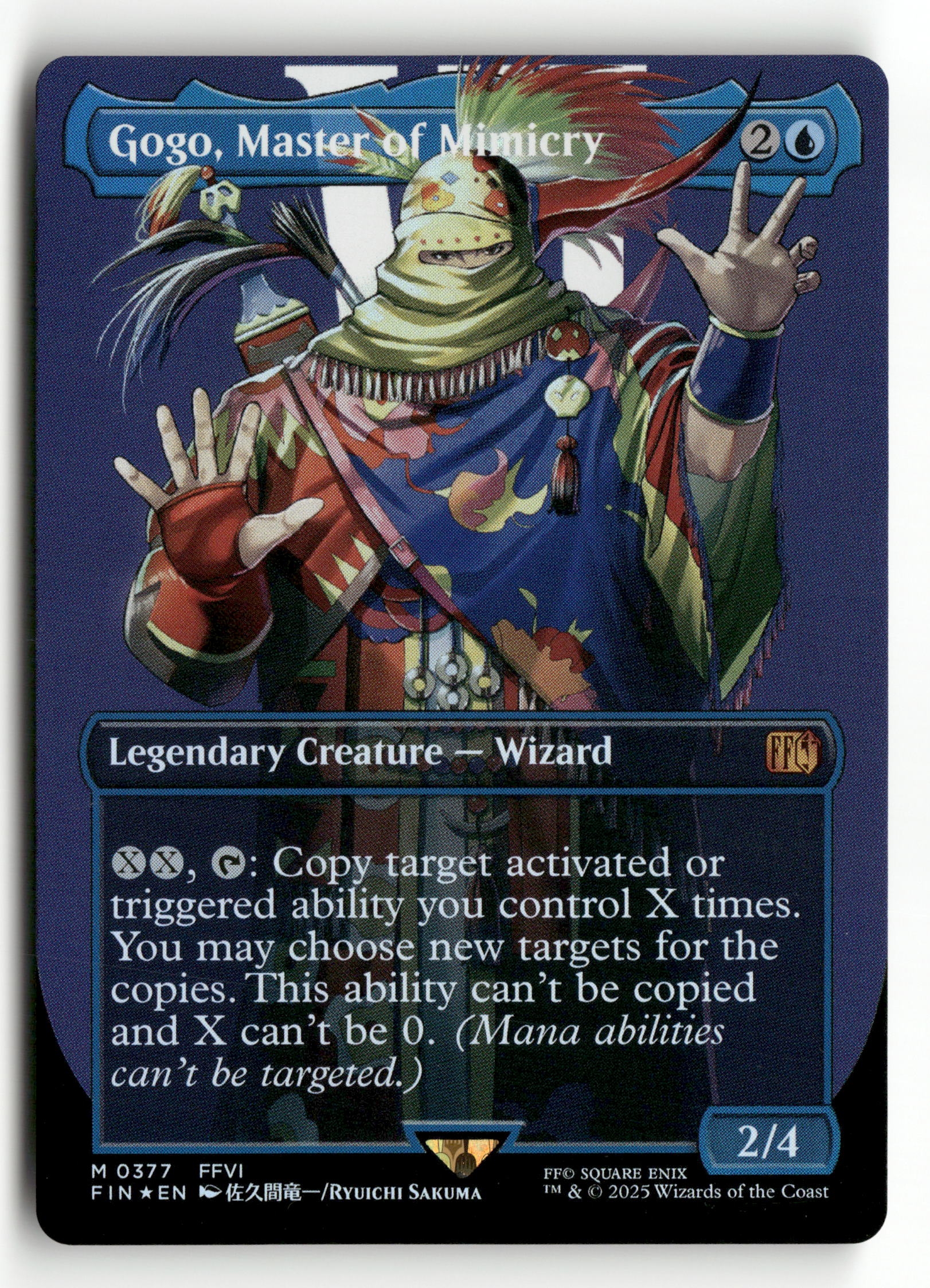Magic The Gathering FINAL FANTASY 377 Gogo, Master of Mimicry (Borderless) Foil 