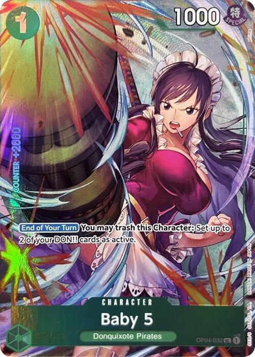 Baby 5 (PCC Vol.3) OP04-032 (One Piece Promotion Cards)  - Alternate Art Foil
