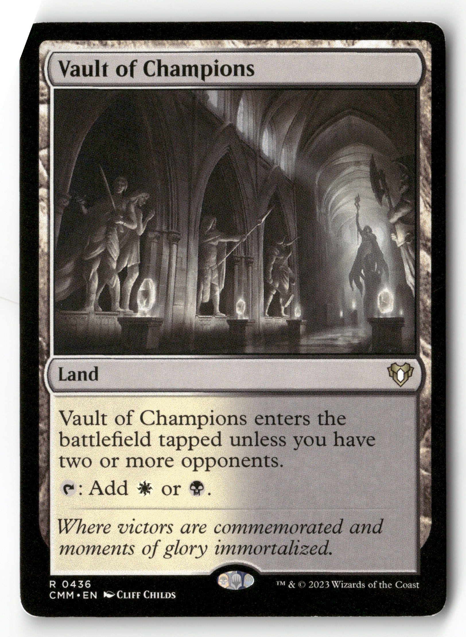 MTG Commander Masters 436 Vault of Champions R NM
