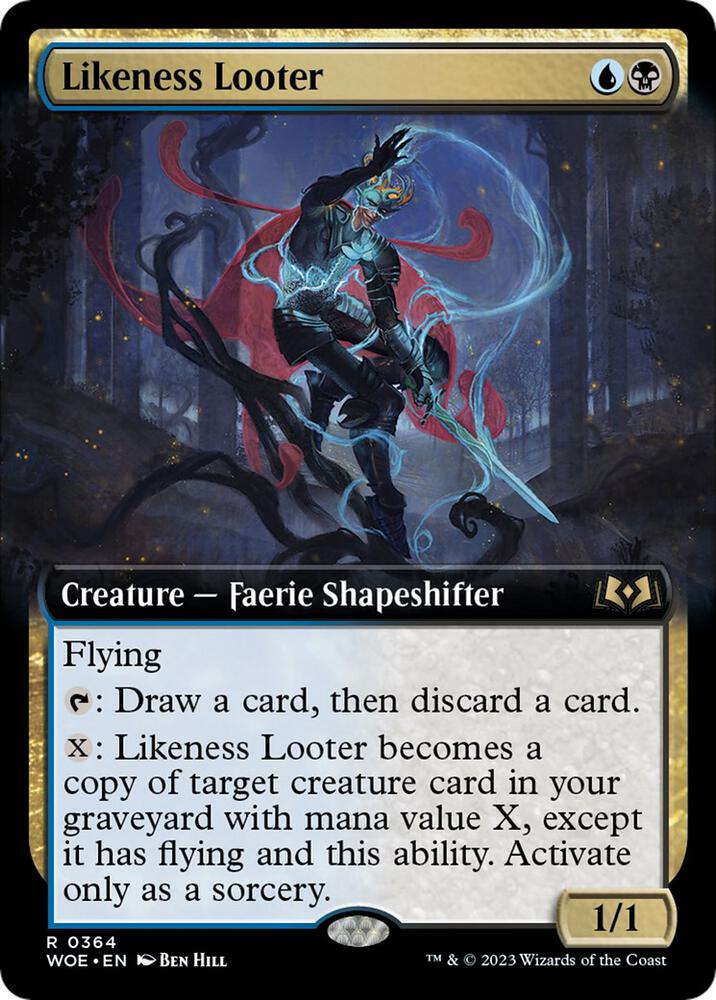 Likeness Looter 364/276 (Wilds of Eldraine)  - Extended Art