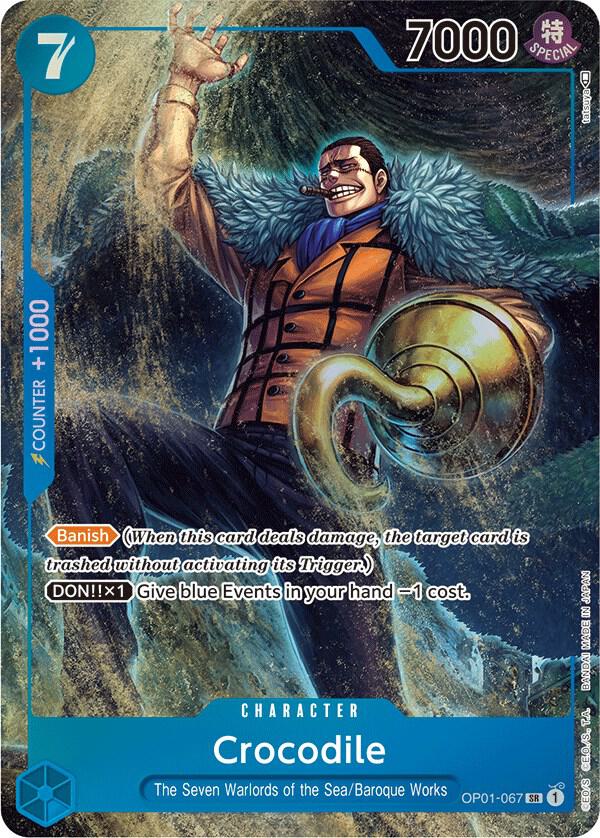 Crocodile OP01-067 (Romance Dawn)  - Alternate Art Foil