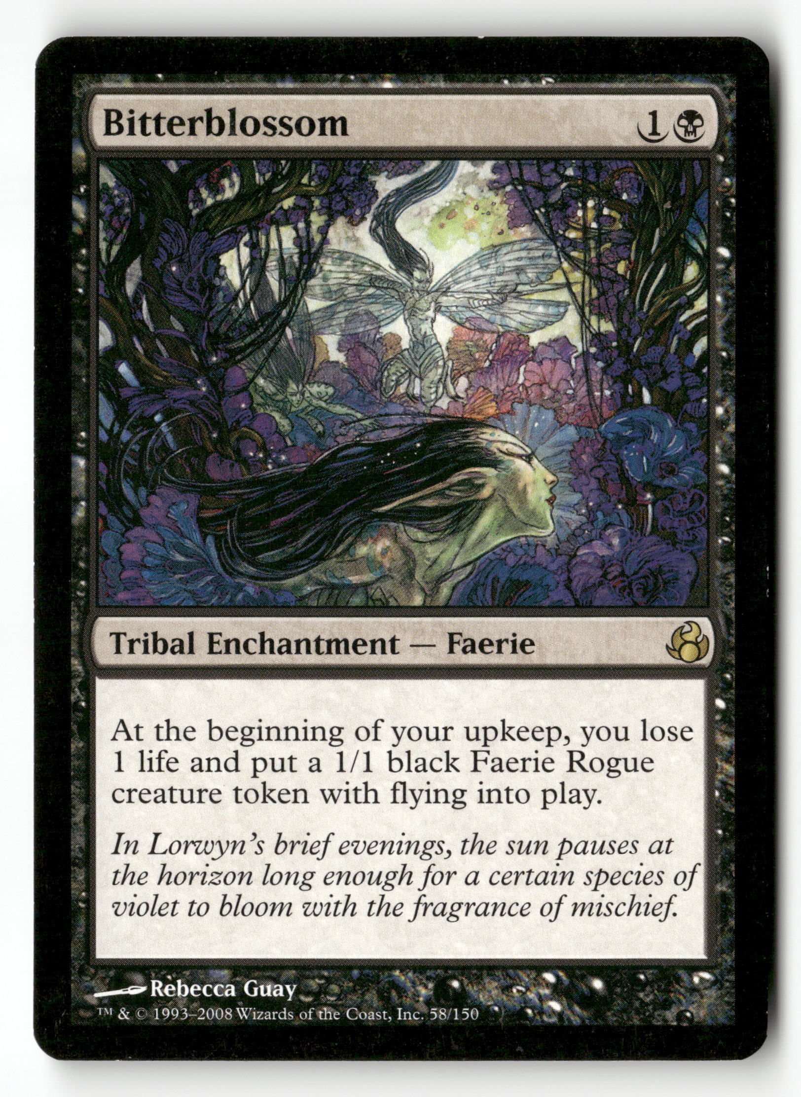 MTG Morningtide 58 Bitterblossom R NM