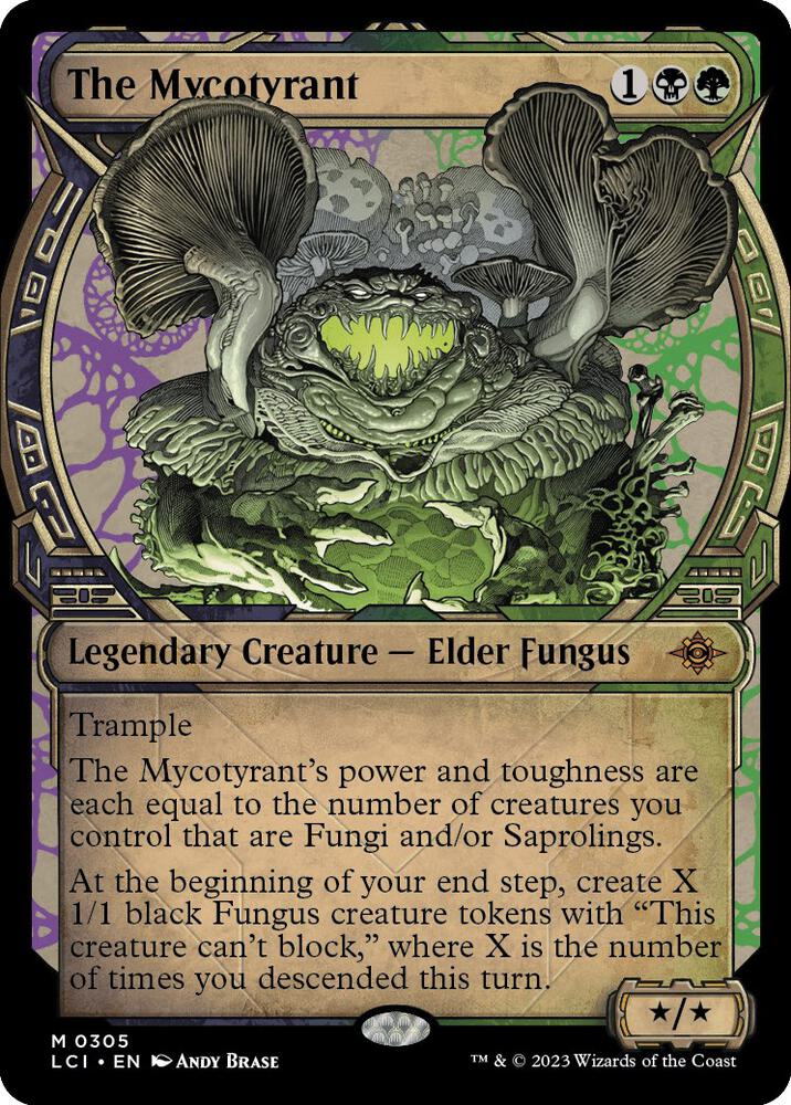 The Mycotyrant 305/291 (The Lost Caverns of Ixalan)  - Showcase Foil