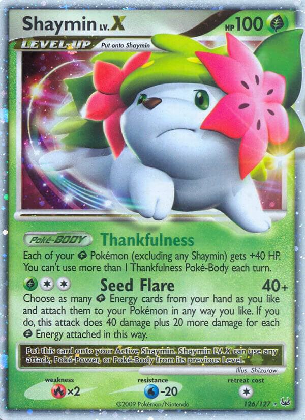 Shaymin LvX Land Forme 126/127 (Platinum)  - Holofoil