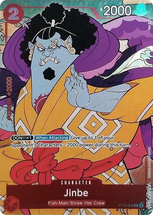 Jinbe (1st Anniversary) ST10-005 (One Piece Promotion Cards)  - Alternate Art Foil
