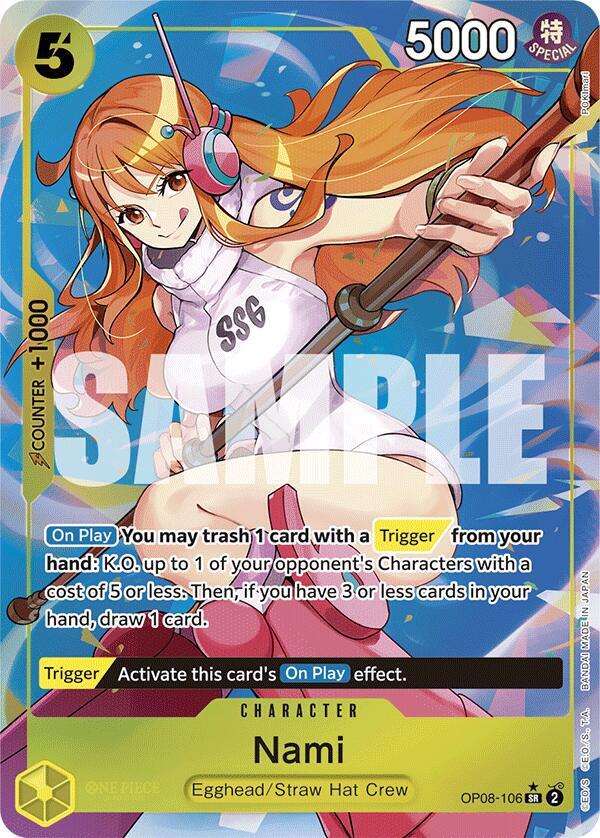 Nami OP08-106 (Two Legends)  - Alternate Art Foil