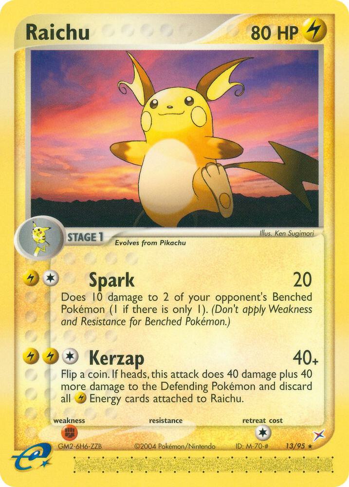 Raichu 13/95 (Team Magma vs Team Aqua) 
