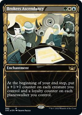 Brokers Ascendancy Gilded Foil 362/281 (Streets of New Capenna)  - Foil