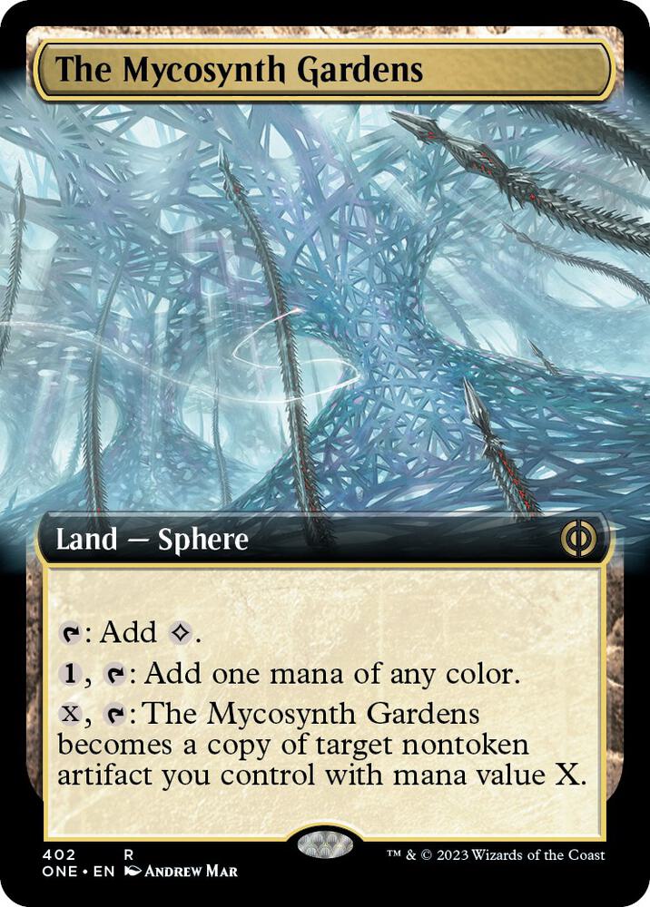 The Mycosynth Gardens 402/271 (Phyrexia: All Will Be One)  - Extended Art