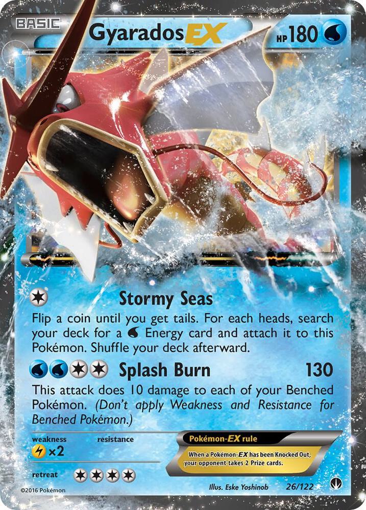 Gyarados EX 26/122 (XY - BREAKpoint)  - Holofoil