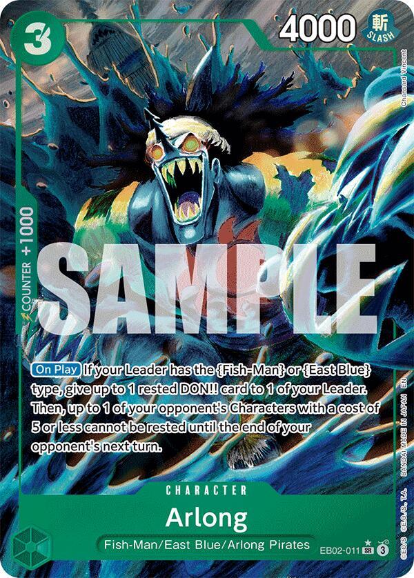 Arlong EB02-011 (Extra Booster: Anime 25th Collection)  - Alternate Art Foil