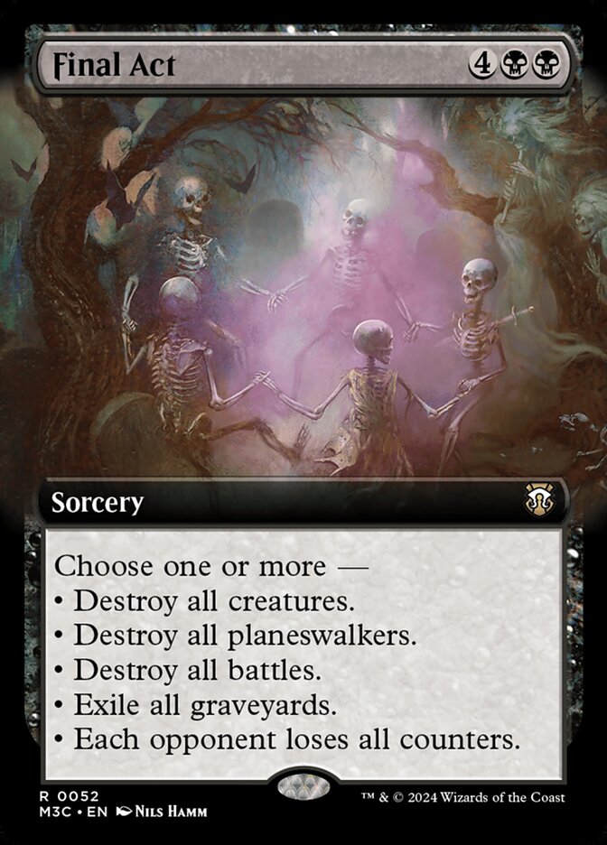 Final Act 52/411 (Commander: Modern Horizons 3)  - Extended Art