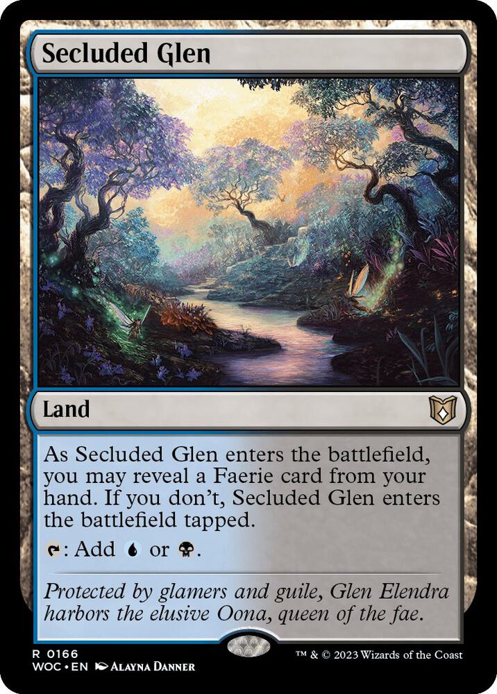 Secluded Glen 166/173 (Commander: Wilds of Eldraine) 
