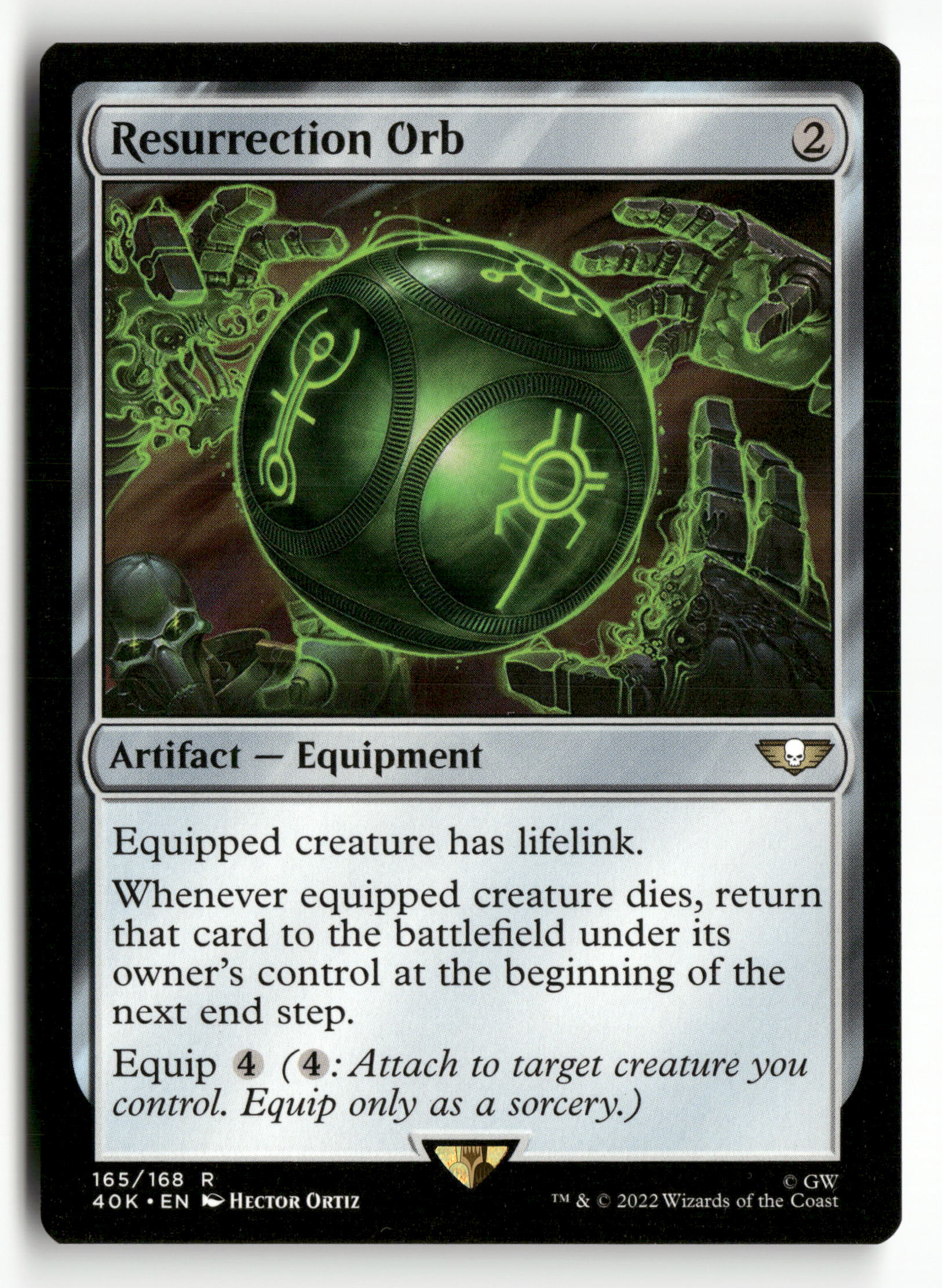 MTG Universes Beyond: Warhammer 40,000 165 Resurrection Orb R NM