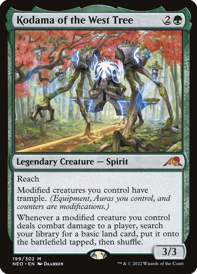 Kodama of the West Tree 199 (Kamigawa: Neon Dynasty) 