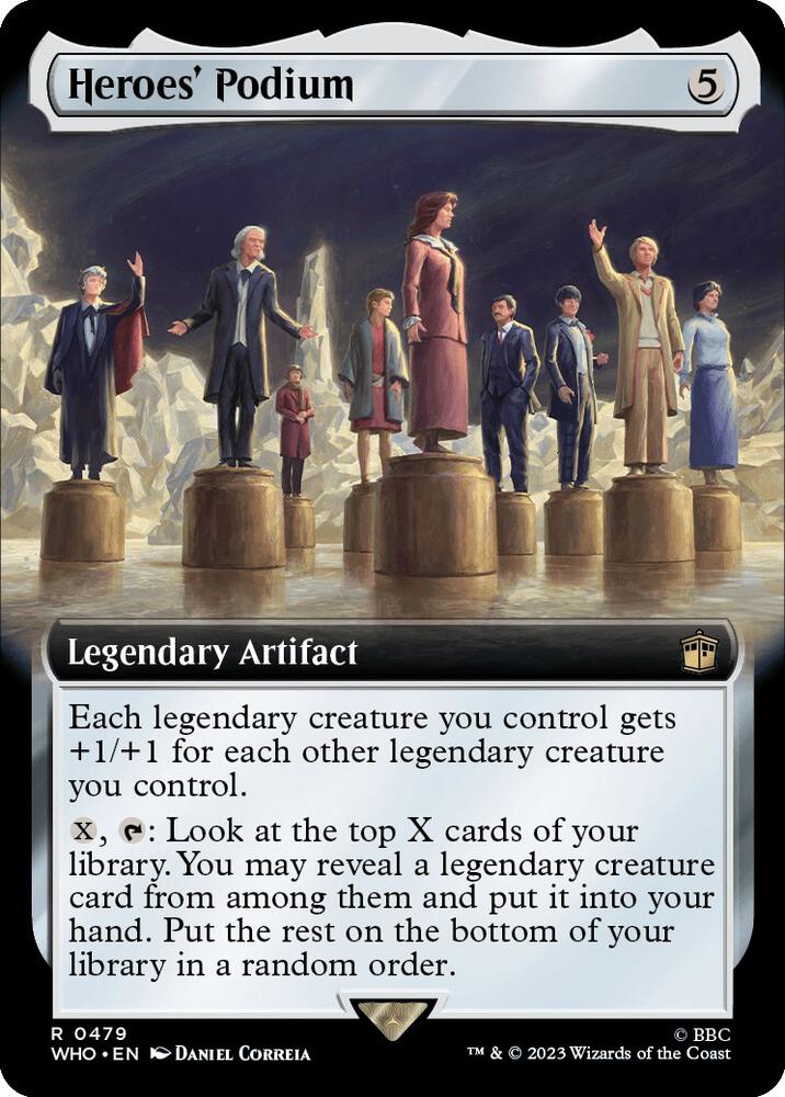 Heroes Podium 479 (Universes Beyond: Doctor Who)  - Extended Art