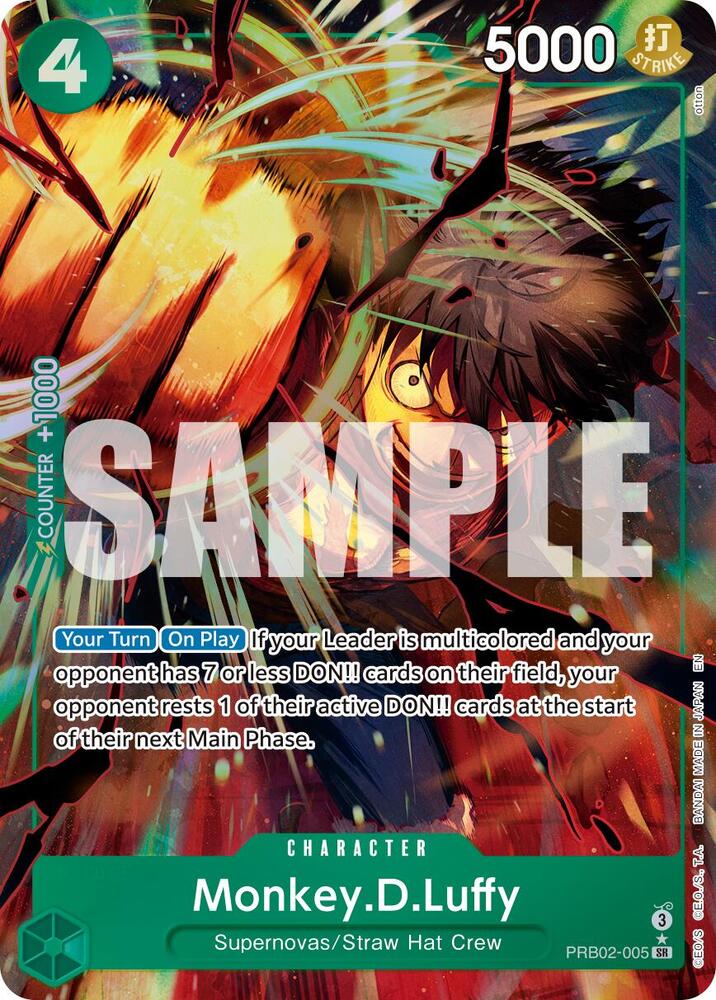 Monkey.D.Luffy PRB02-005 (Premium Booster -The Best- Vol. 2)  - Alternate Art Foil