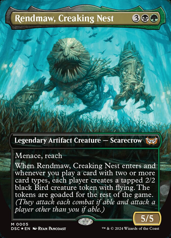 Rendmaw, Creaking Nest 5/40 (Commander: Duskmourn: House of Horror)  - Borderless Foil