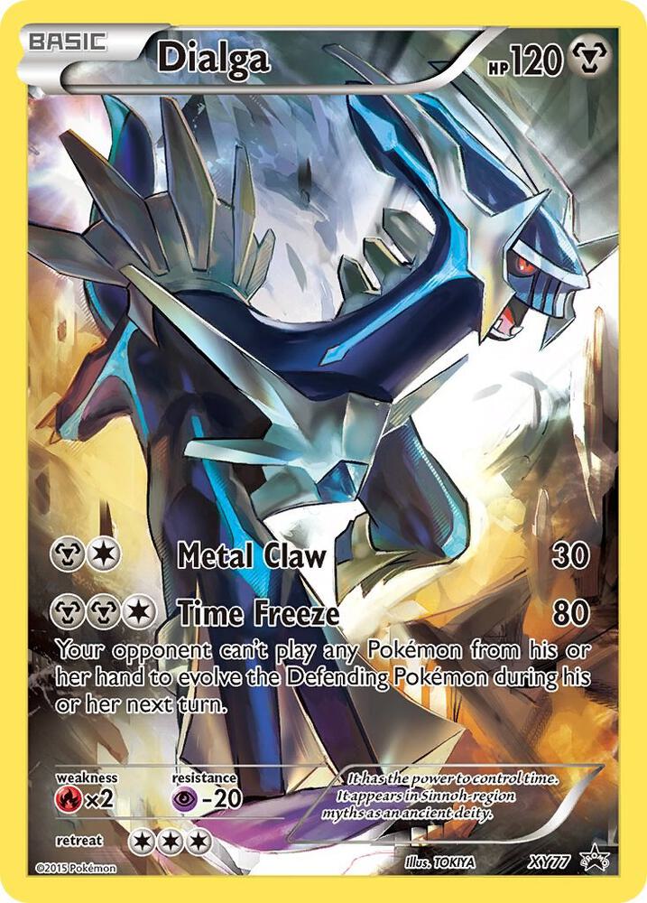 Dialga XY77 (XY Promos)  - Holofoil
