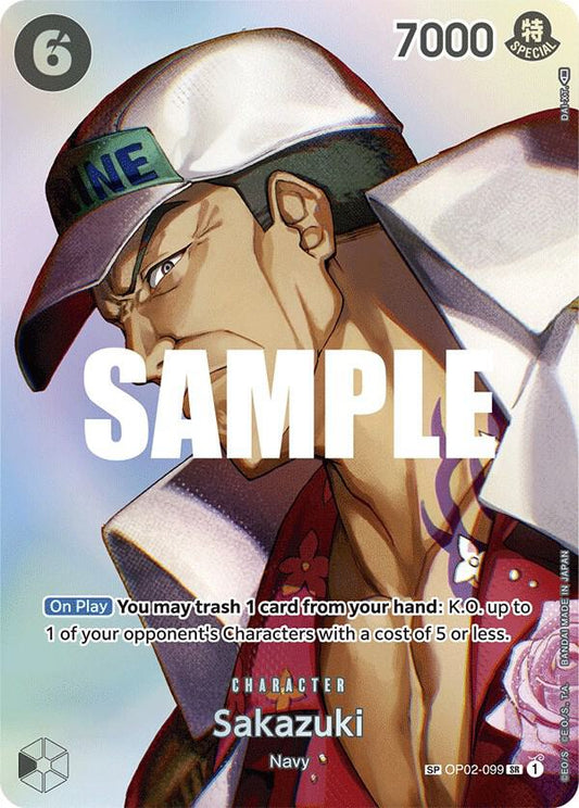 Sakazuki OP02-099 (Kingdoms of Intrigue)  - Special Foil