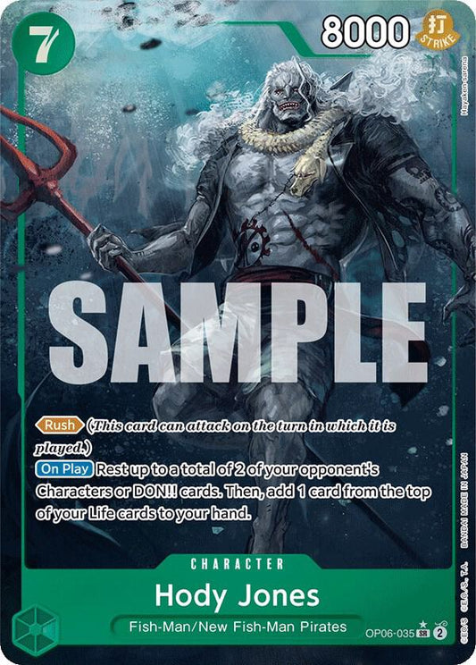 Hody Jones OP06-035 (Wings of the Captain)  - Alternate Art Foil