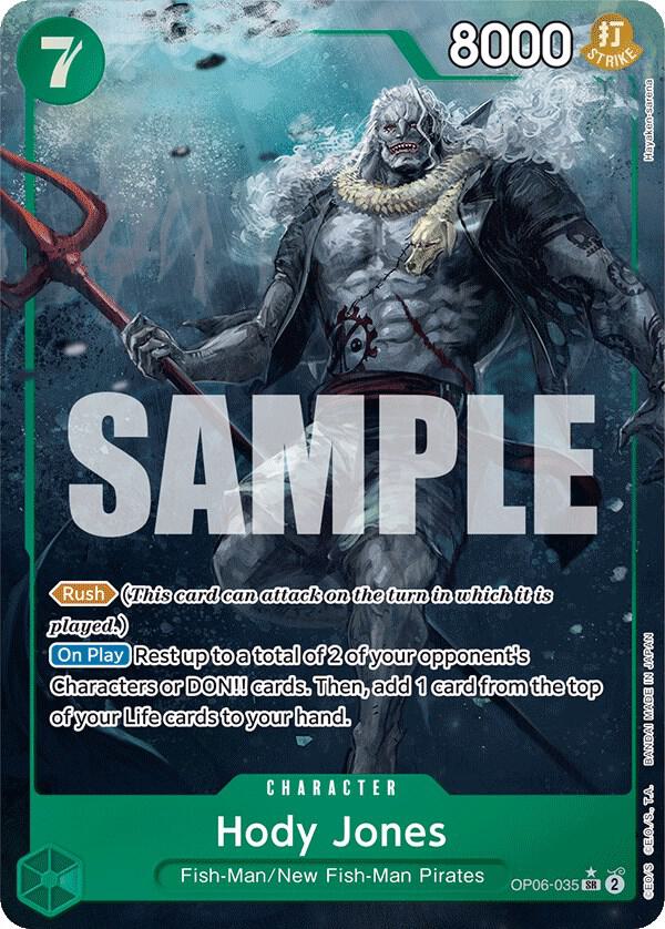 Hody Jones OP06-035 (Wings of the Captain)  - Alternate Art Foil