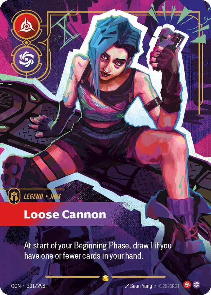 Jinx - Loose Cannon 301/298 (Origins)  - Foil