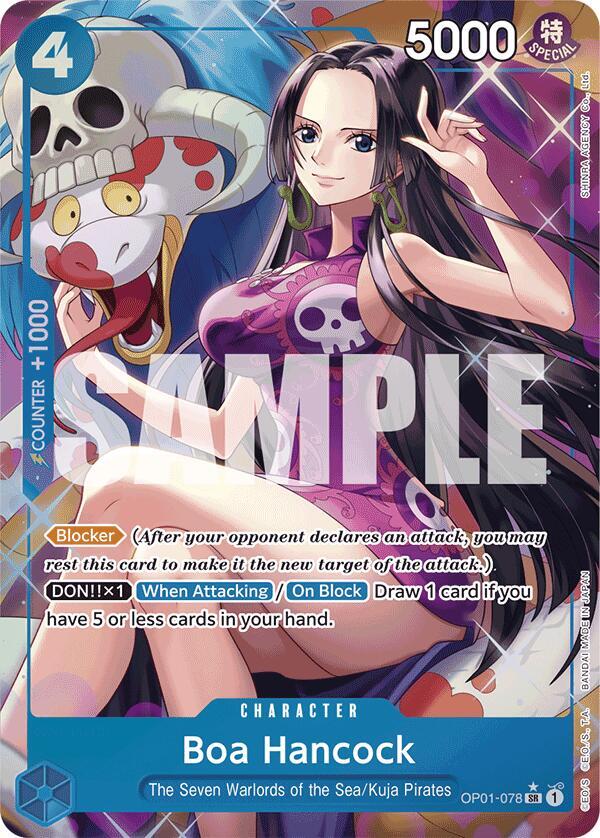 Boa Hancock OP01-078 (Premium Booster -The Best-)  - Alternate Art Foil