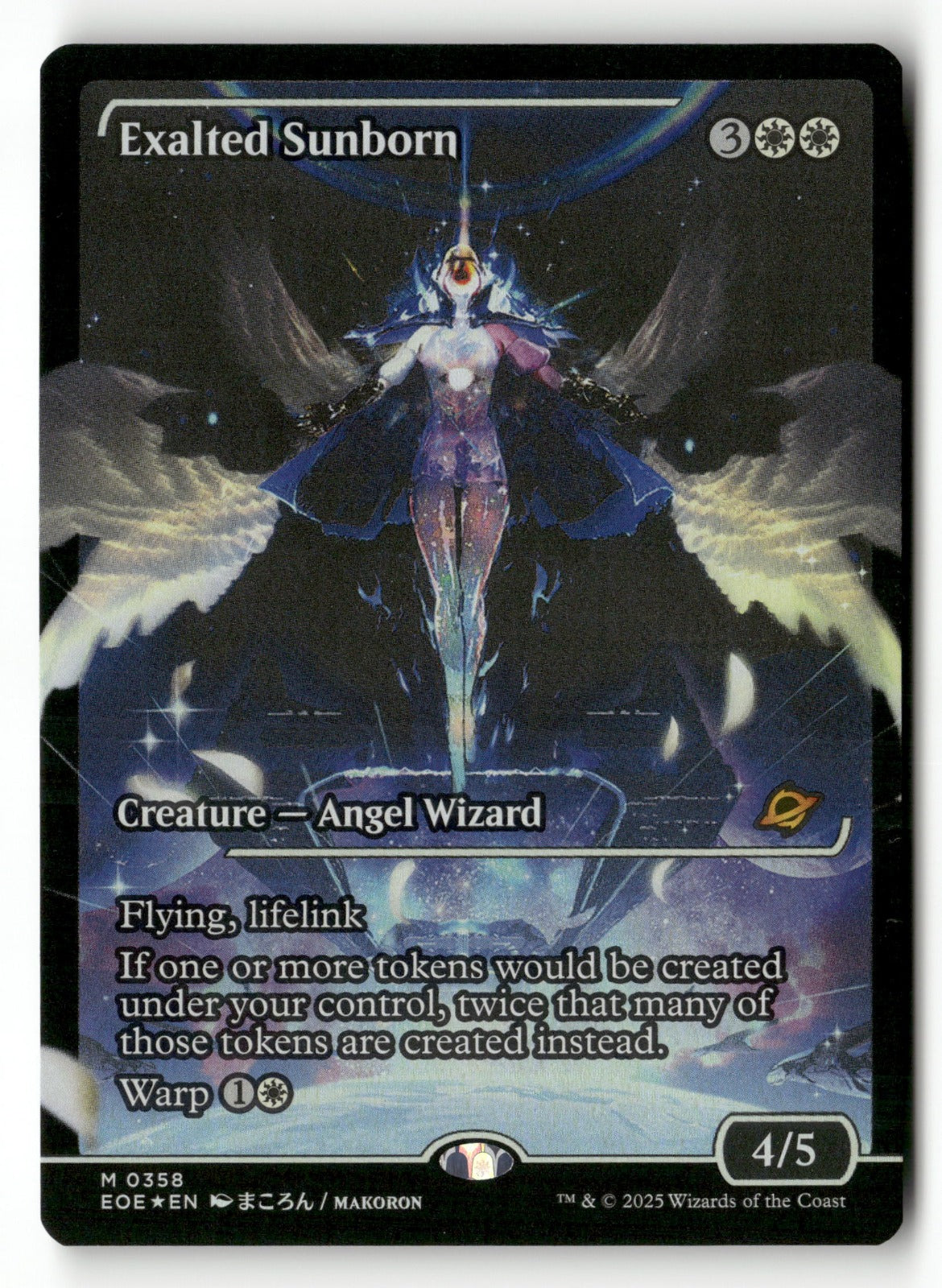 MTG Edge of Eternities 358 Exalted Sunborn (Showcase) M NM