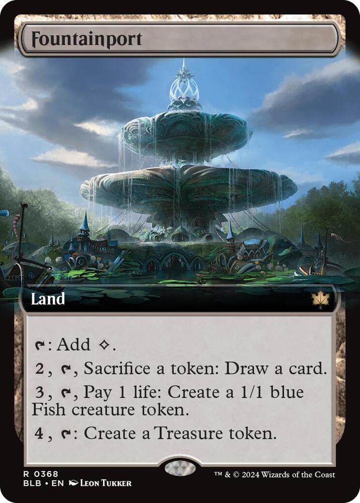 Fountainport 368 (Bloomburrow)  - Extended Art