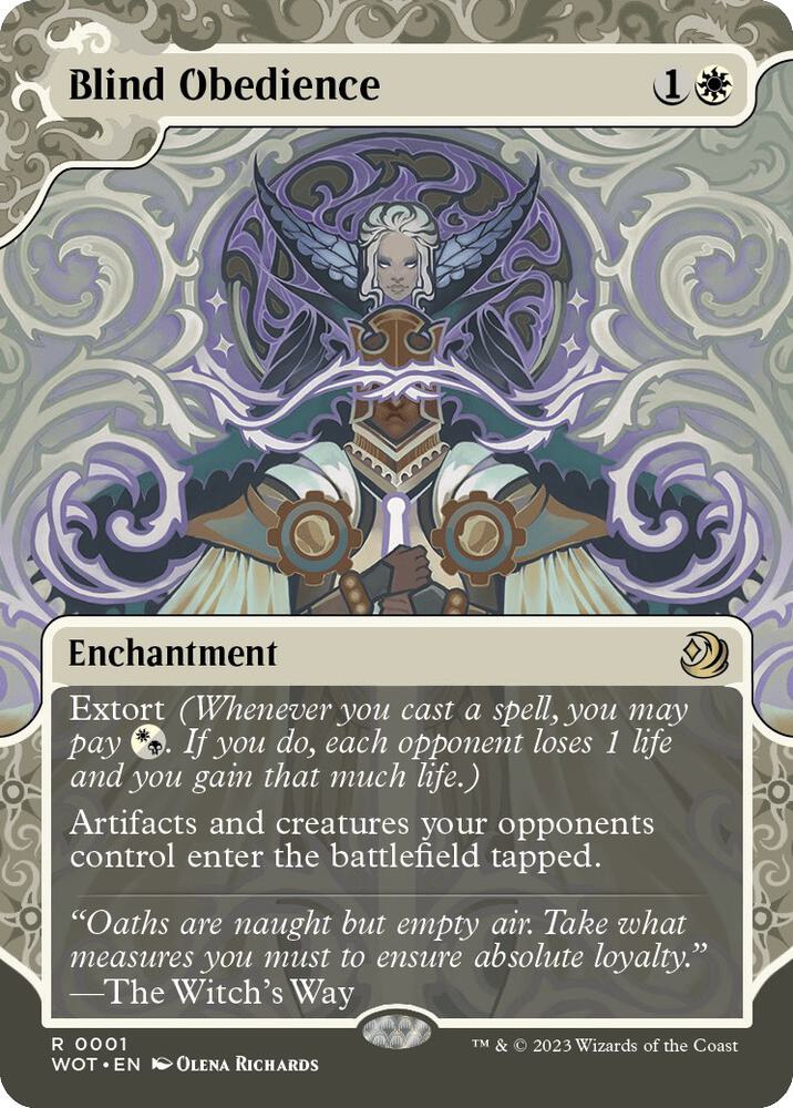 Blind Obedience 1/63 (Wilds of Eldraine: Enchanting Tales)  - Showcase