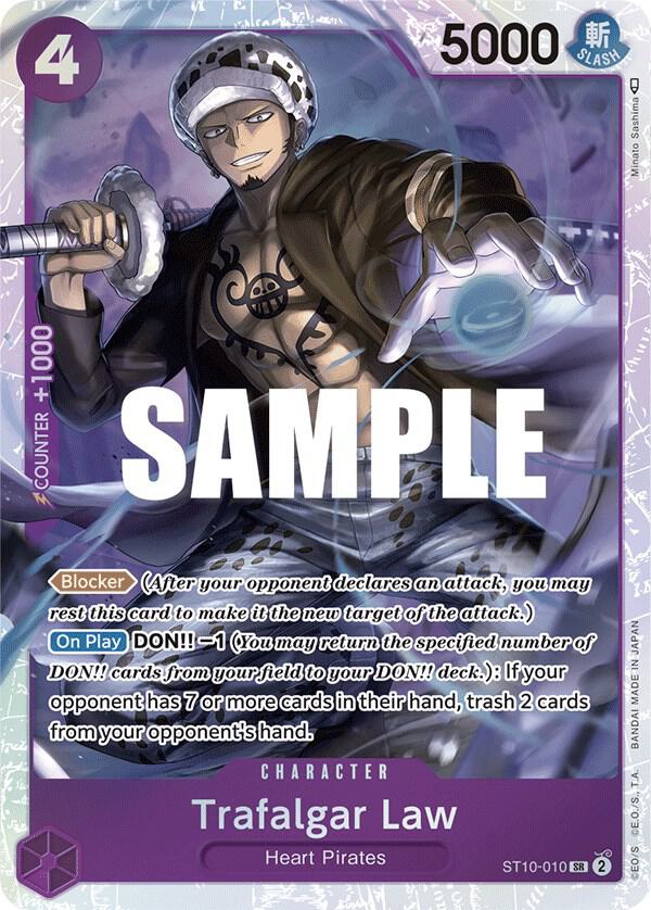 Trafalgar Law ST10-010 (Ultra Deck: The Three Captains)  - Foil