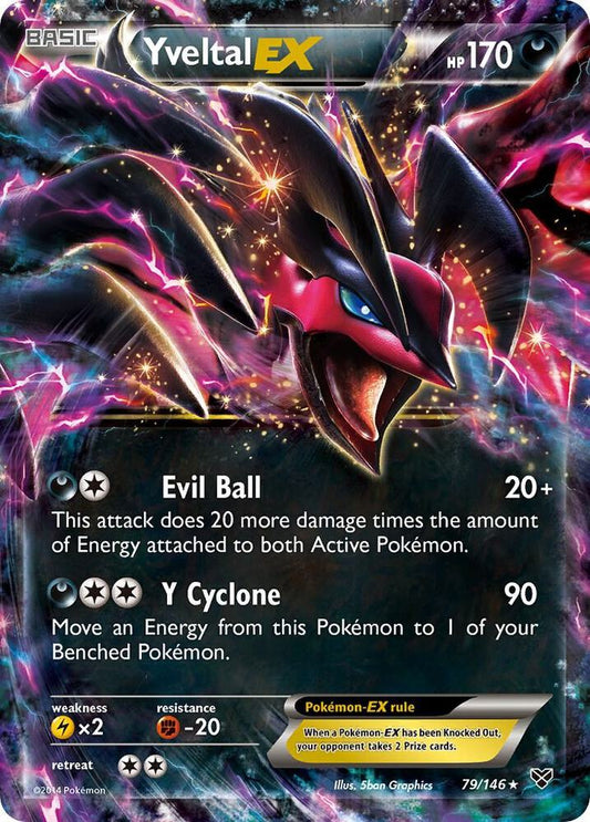 Yveltal EX 079/146 (XY Base Set)  - Holofoil