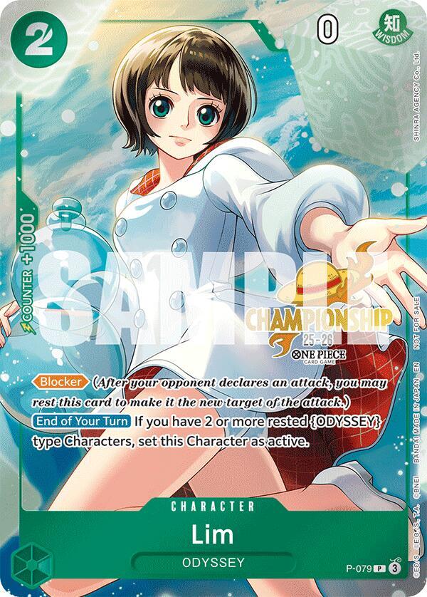 Lim (25-26 Event Pack) P-079 (One Piece Promotion Cards)  - Foil