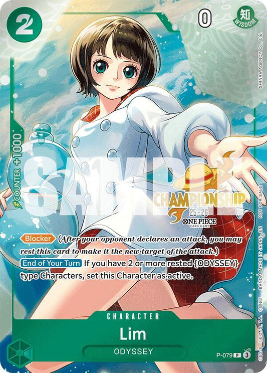 Lim (25-26 Event Pack) P-079 (One Piece Promotion Cards)  - Foil