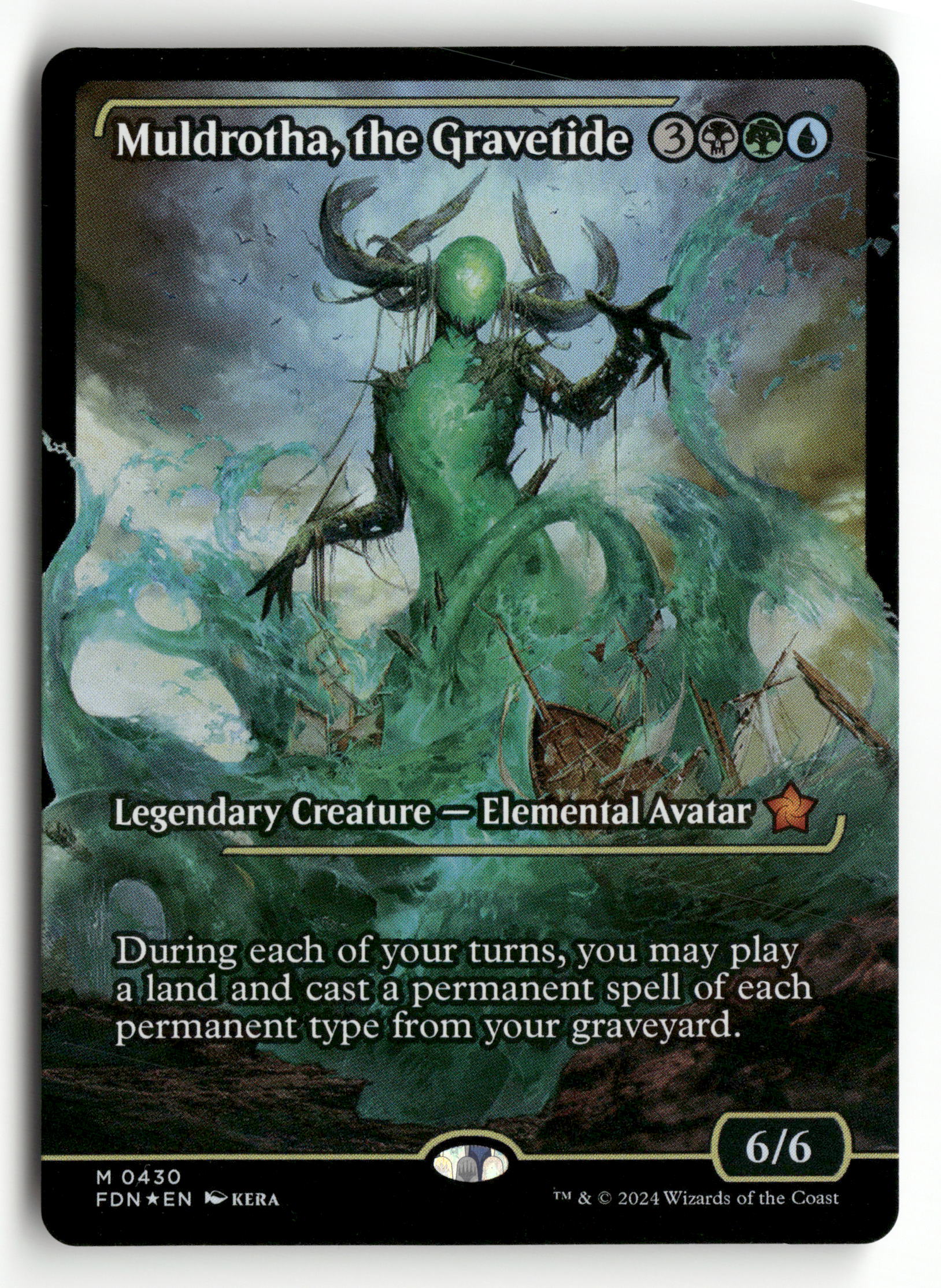 MTG Foundations 430 Muldrotha, the Gravetide (Showcase) M NM