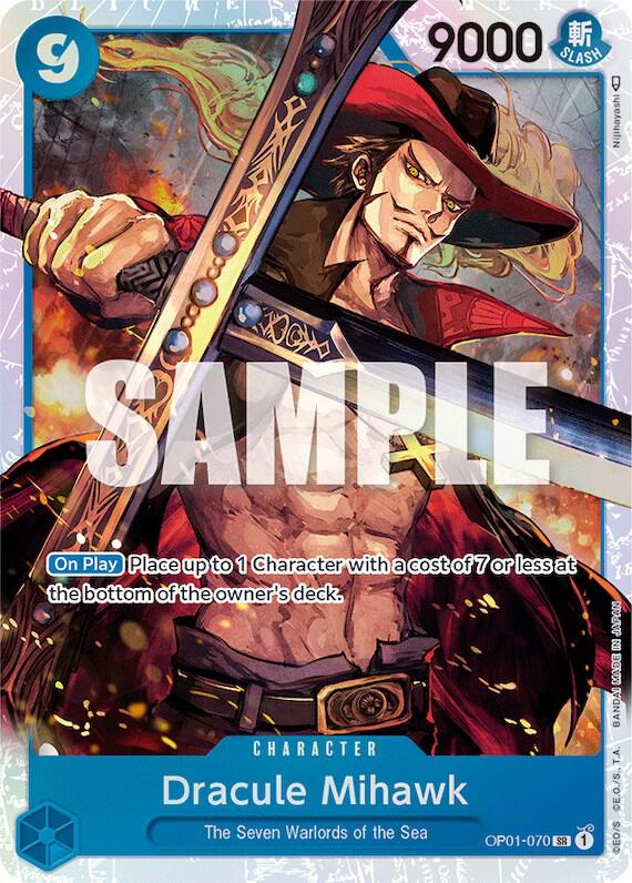 Dracule Mihawk OP01-070 (Romance Dawn)  - Foil