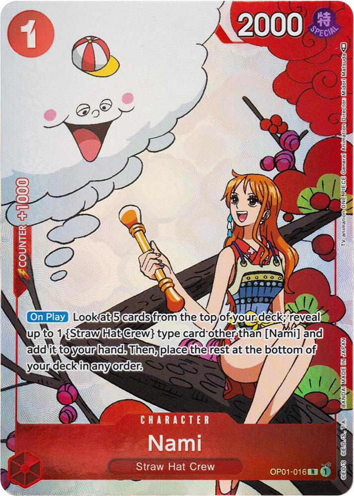 Nami (Gift Col.) OP01-016 (One Piece Promotion Cards)  - Alternate Art Foil