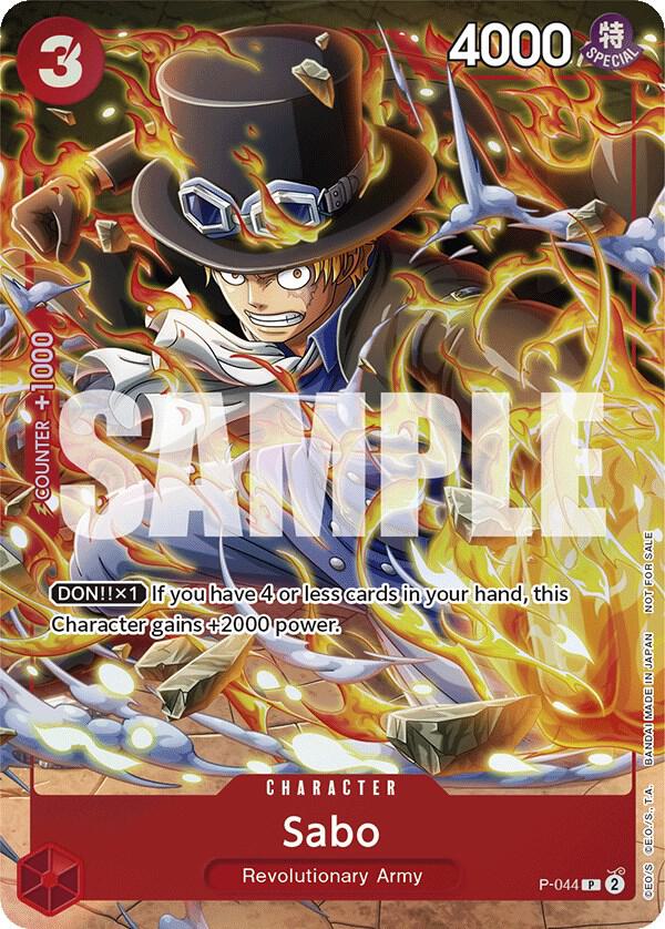 Sabo (Event Pack Vol.4) P-044 (One Piece Promotion Cards)  - Foil