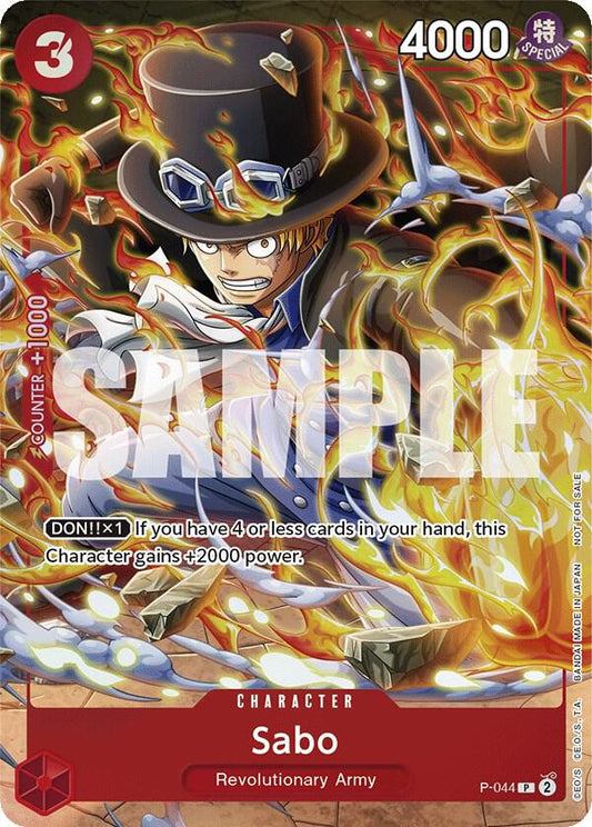 Sabo (Event Pack Vol.4) P-044 (One Piece Promotion Cards)  - Foil