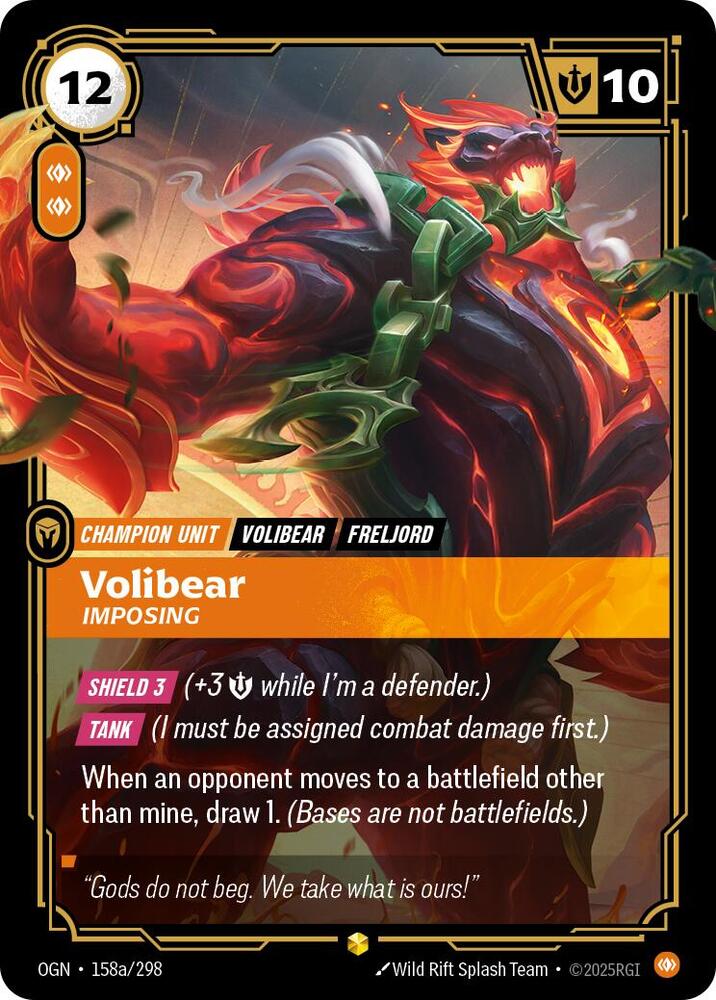Volibear - Imposing 158a/298 (Origins)  - Foil
