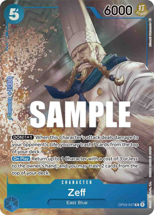 Zeff OP03-047 (Pillars of Strength)  - Alternate Art Foil