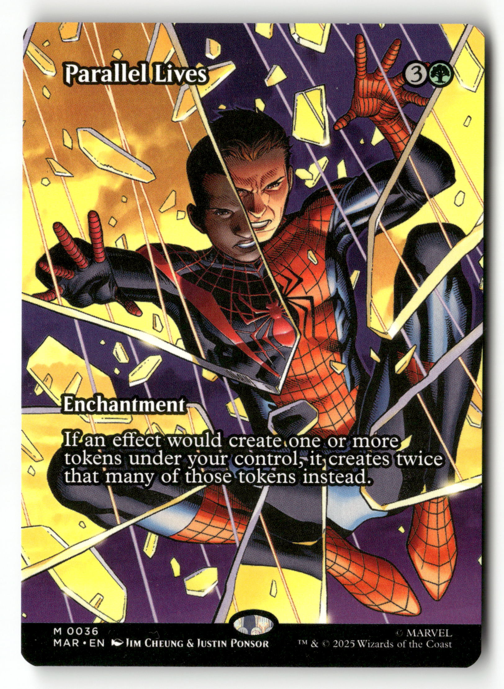 MTG Marvel Universe 36 Parallel Lives (Borderless) M NM