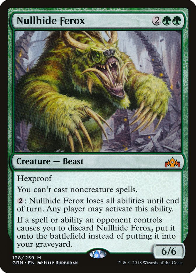 Nullhide Ferox 138/259 (Guilds of Ravnica) 